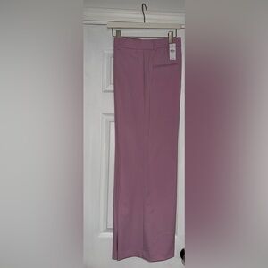 Ann Taylor Wide Leg Pants in Mauve Pink
